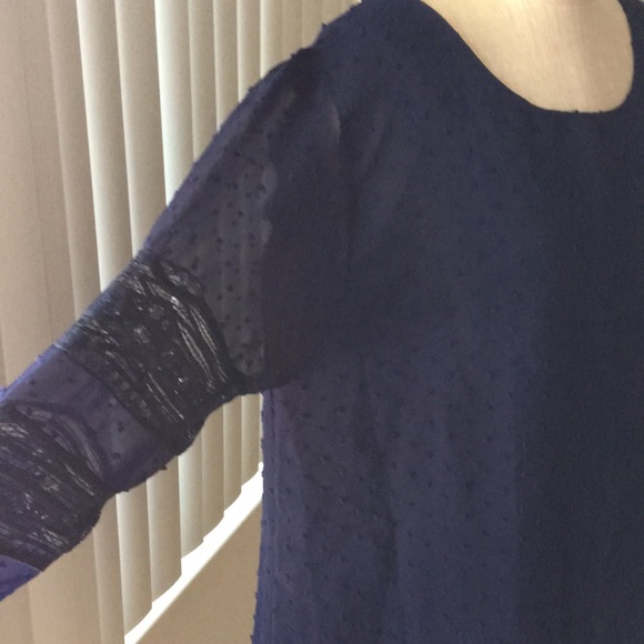 Navy Blouse - Picture 2 of 2